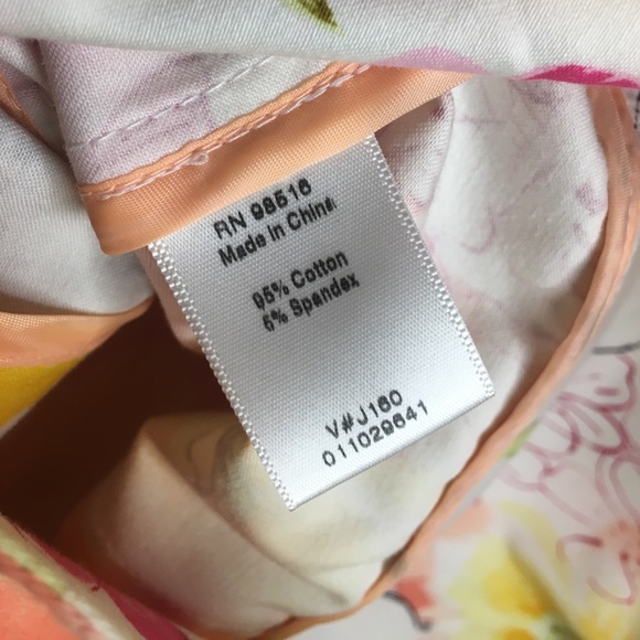 Coldwater Creek | Women’s Colorful Floral Print Pea Coat Jacket - Picture 9 of 16